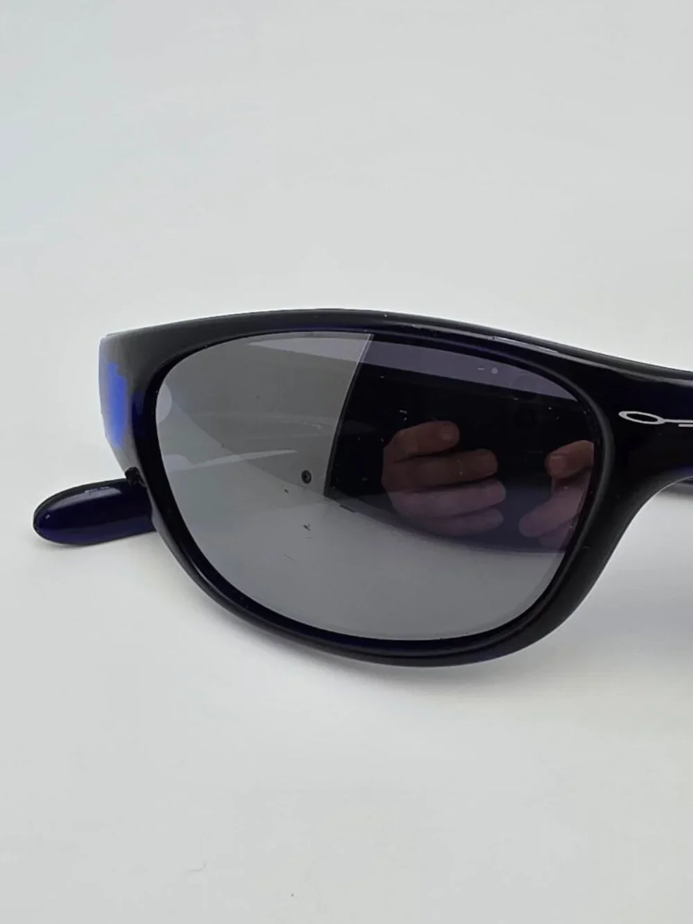 Oakley 03-123 Fives Gen 1.0 Dark Crystal Blue Frame Black Iridium Sunglasses